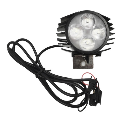 Black finish led headlight - black,